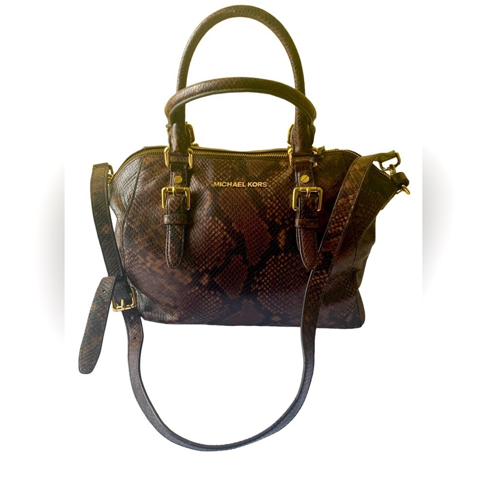 Michael Kors Purse And Wallet Python - image 2